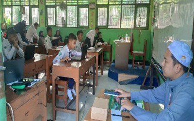 Pelaksanaan TKA di MTsN 4 Kutai Kartanegara Berjalan Lancar