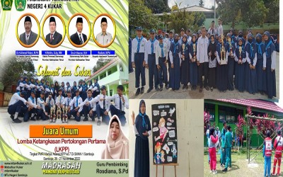 PMR MTsN 4 KUKAR RAIH JUARA UMUM PADA LKPP KE -7  DI SMAN 1 SAMBOJA