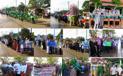 MTsN 4 Kukar Meriahkan Pawai Muharram 1444H